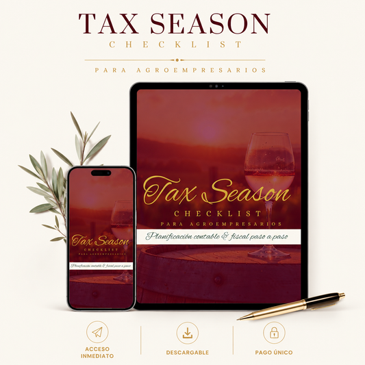 Tax Season: Checklist para Agroempresarios en Puerto Rico • Planificación contable y fiscal paso a paso • eBook • Libro digital
